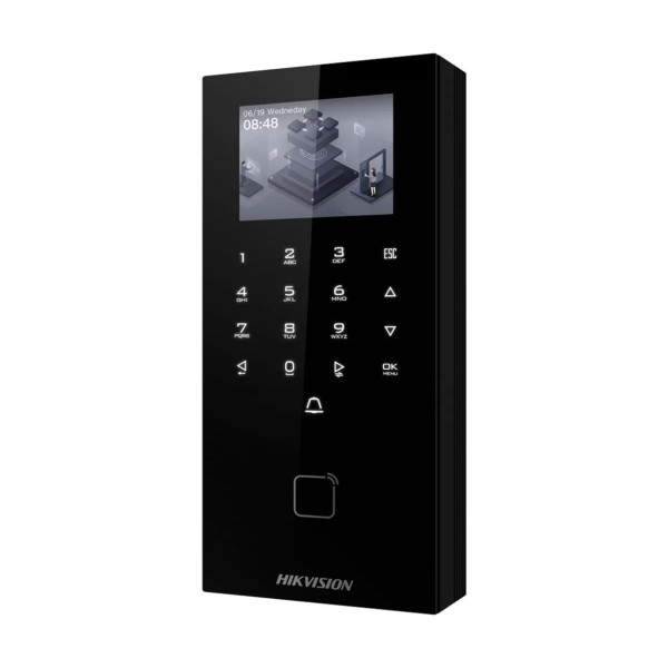 Máy chấm công, kiểm soát cửa bằng thẻ cảm ứng Model: DS-K1T807EX-E1. NSX: HIKVision. Mới 100%