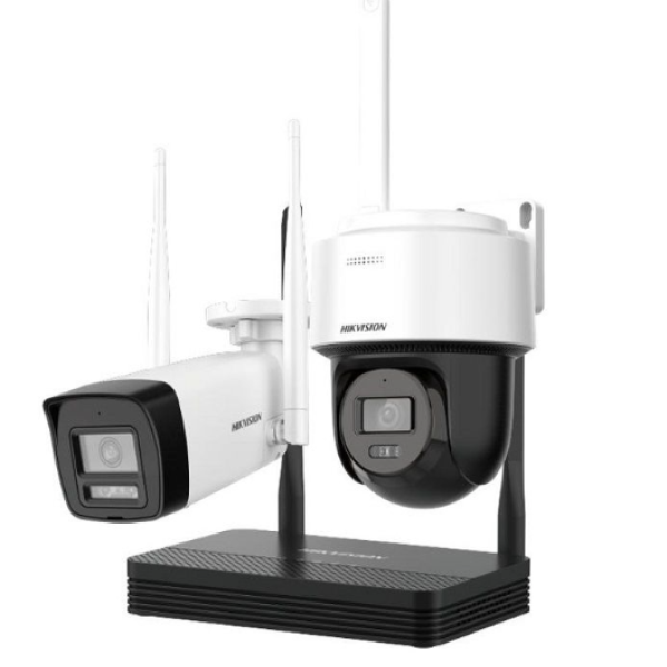 Bộ KIT WIFI 2 camera 2MP DS-7104NI-S1/W/KIT