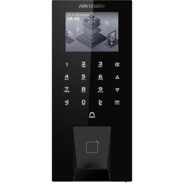 Máy chấm công, kiểm soát cửa bằng vân tay. Model: DS-K1T807EBFWX-QRE1. NSX: HIKVision