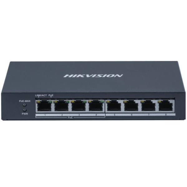 Switch mạng 8 cổng PoE Gigabit DS-3E0508P-O