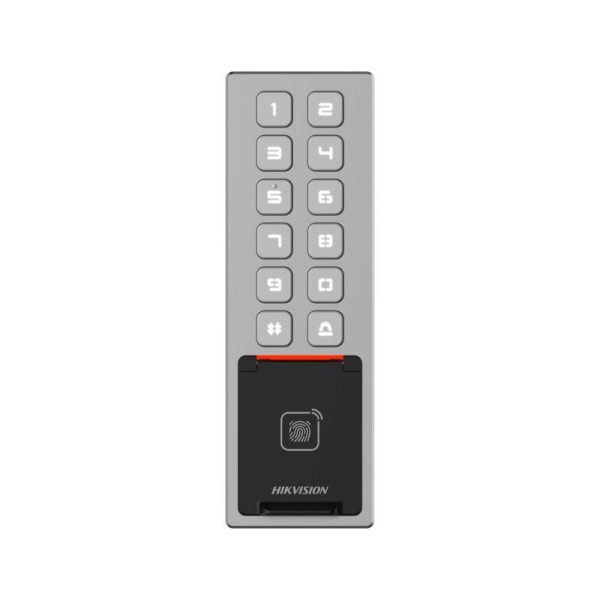 Máy chấm công, kiểm soát cửa bằng thẻ mifare. Model: DS-K1T805MBFWX. NSX: HIKVision. Mới 100%
