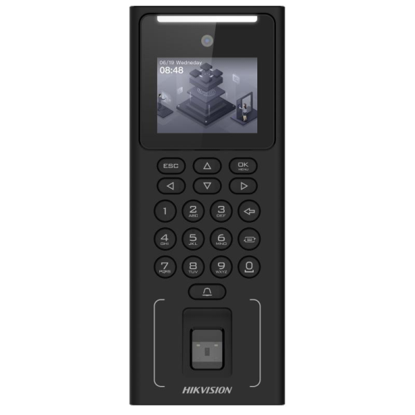 MÁY CHẤM CÔNG KIỂM SOÁT RA VÀO HIKVISION DS-K1T321MFX NHẬN DIỆN KHUÔN MẶT, VÂN TAY